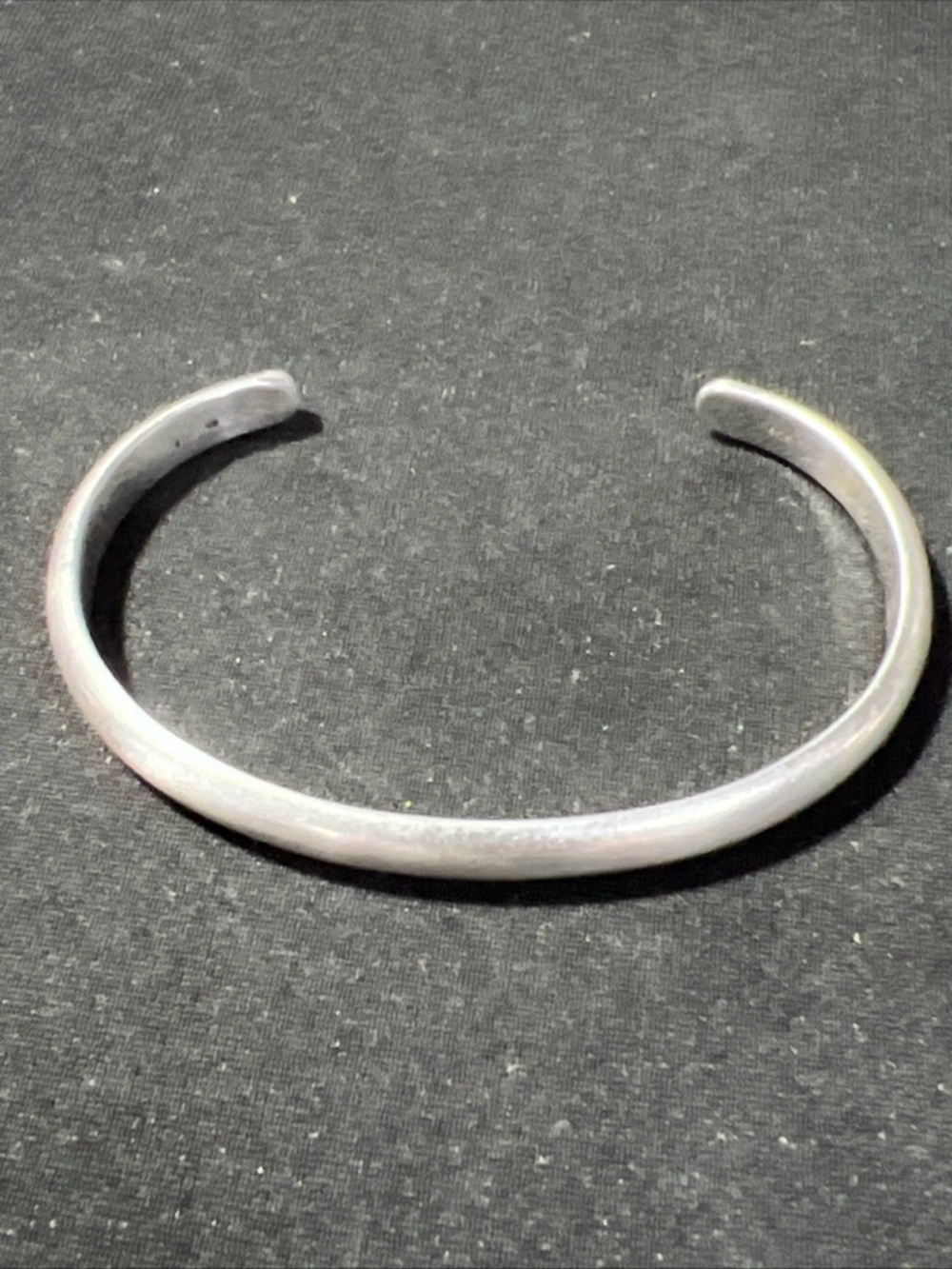 Vintage Sterling Silver Baby Cuff Bangle Bracelet C Band 12.7g